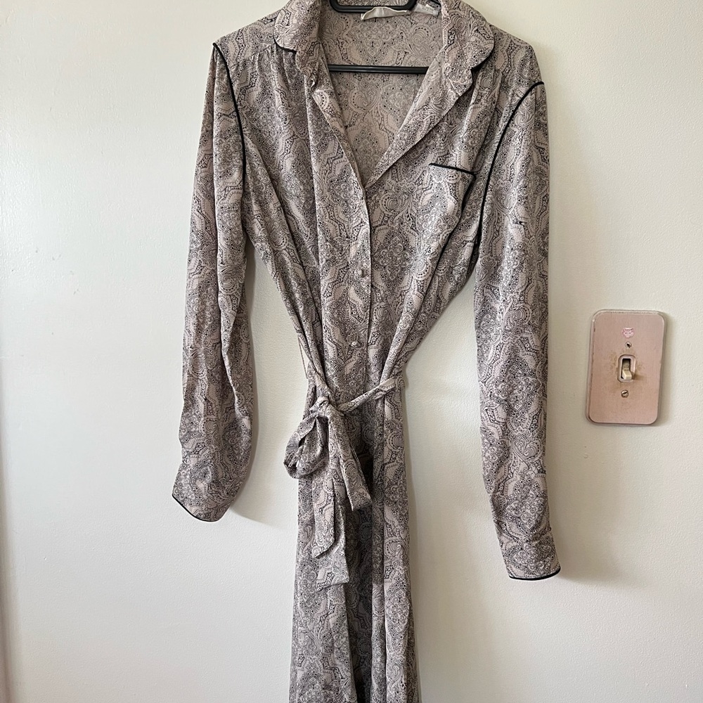Vintage Lanvin 10 Print Dress Made In USA
